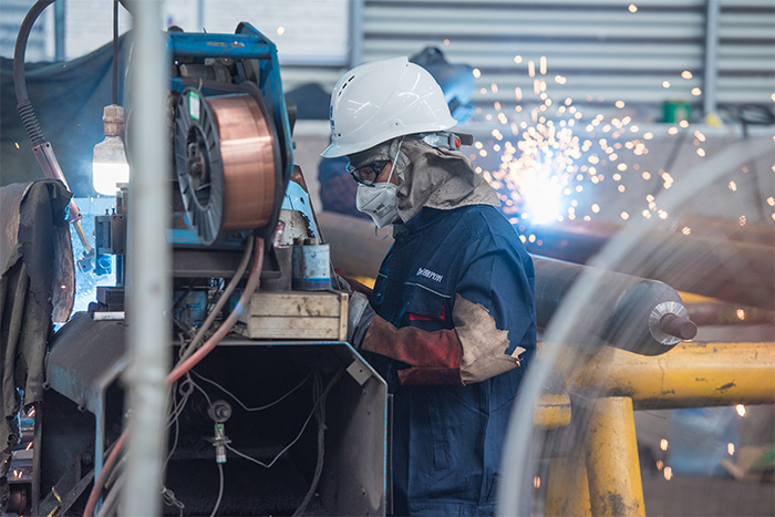 博尔塔拉蒙古自治州网架焊接车间